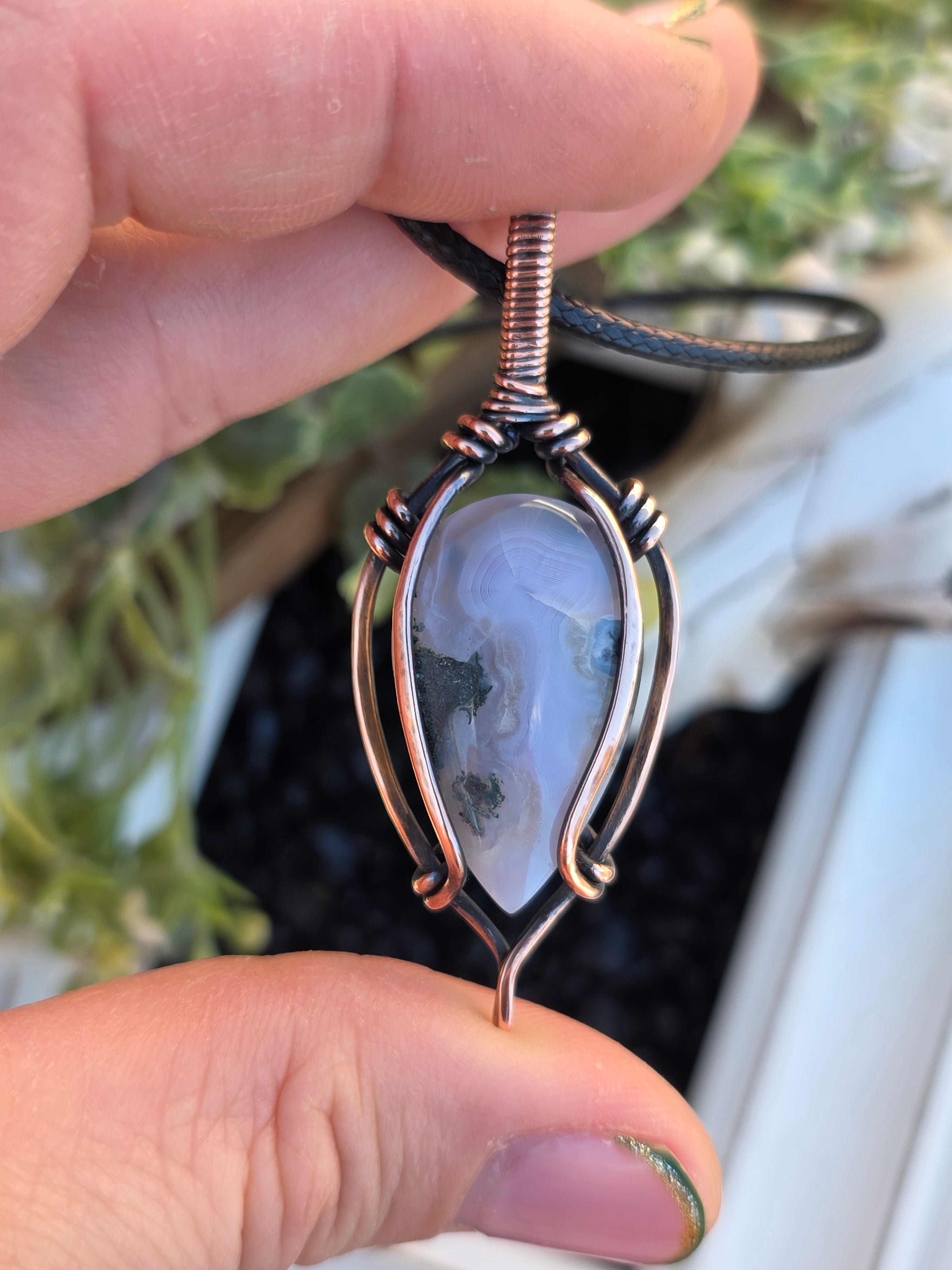 Marcasite Agate in Copper
