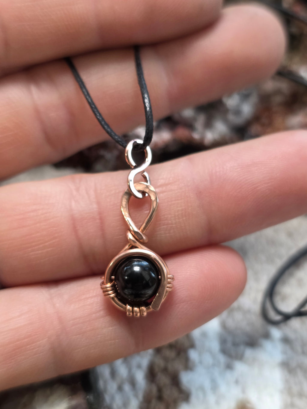 "Orbit" Onyx Pendant
