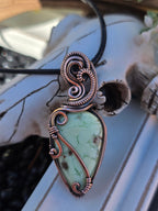 Lemon Chrysoprase in Copper