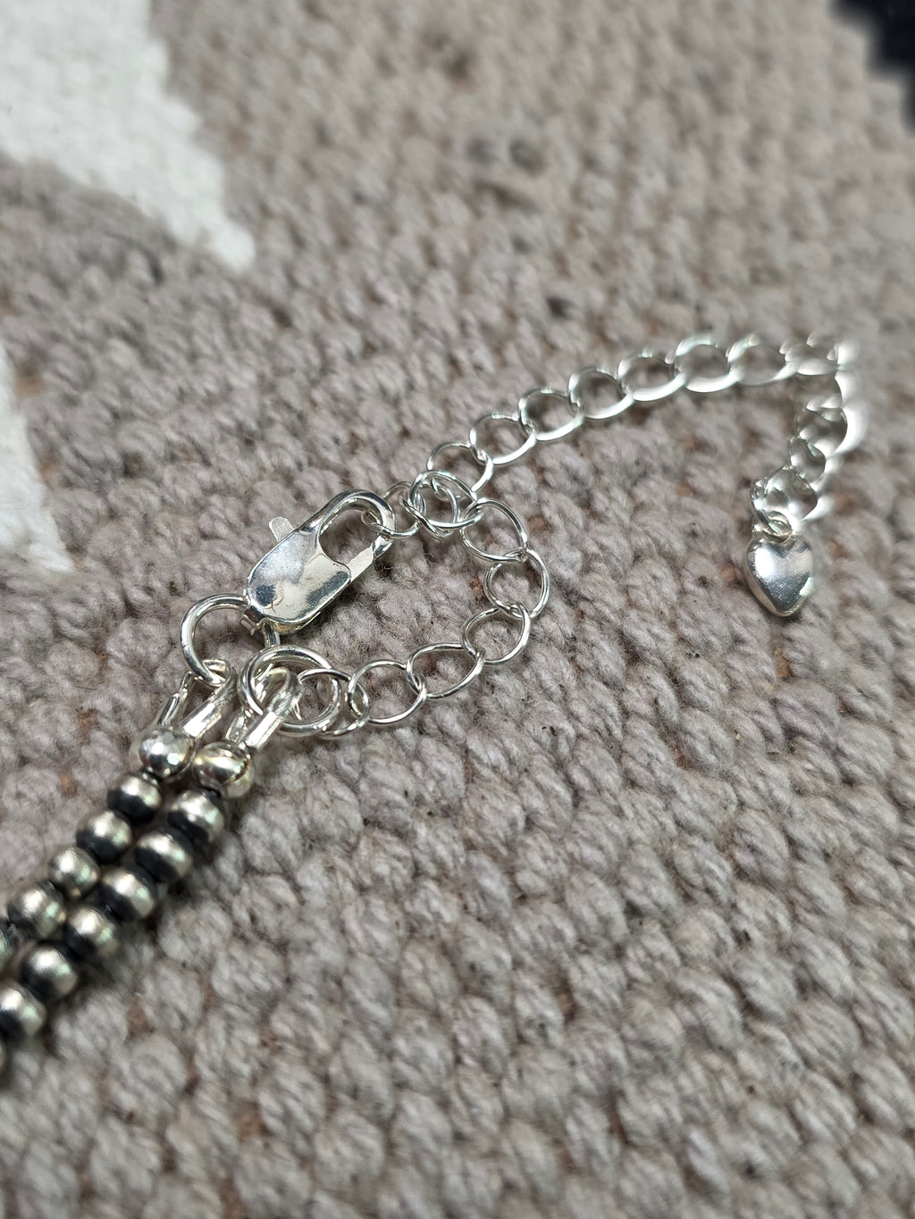 Pink Conch and Sterling Choker