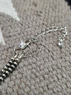Pink Conch and Sterling Choker