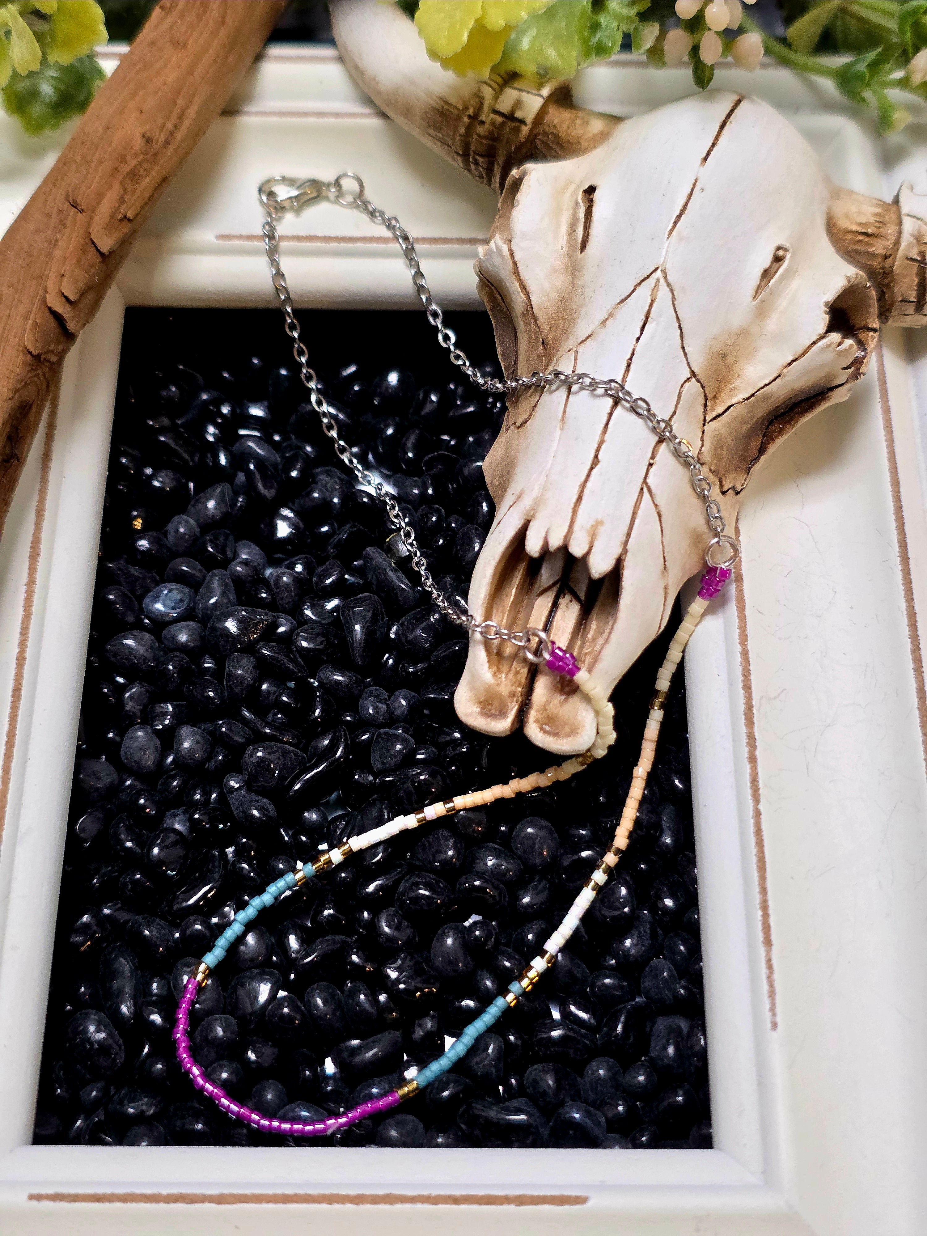 Boho Seed Bead Necklace - Everyday Minimalist