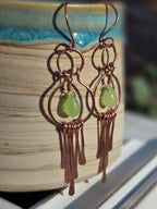 Copper Dangle Earrings