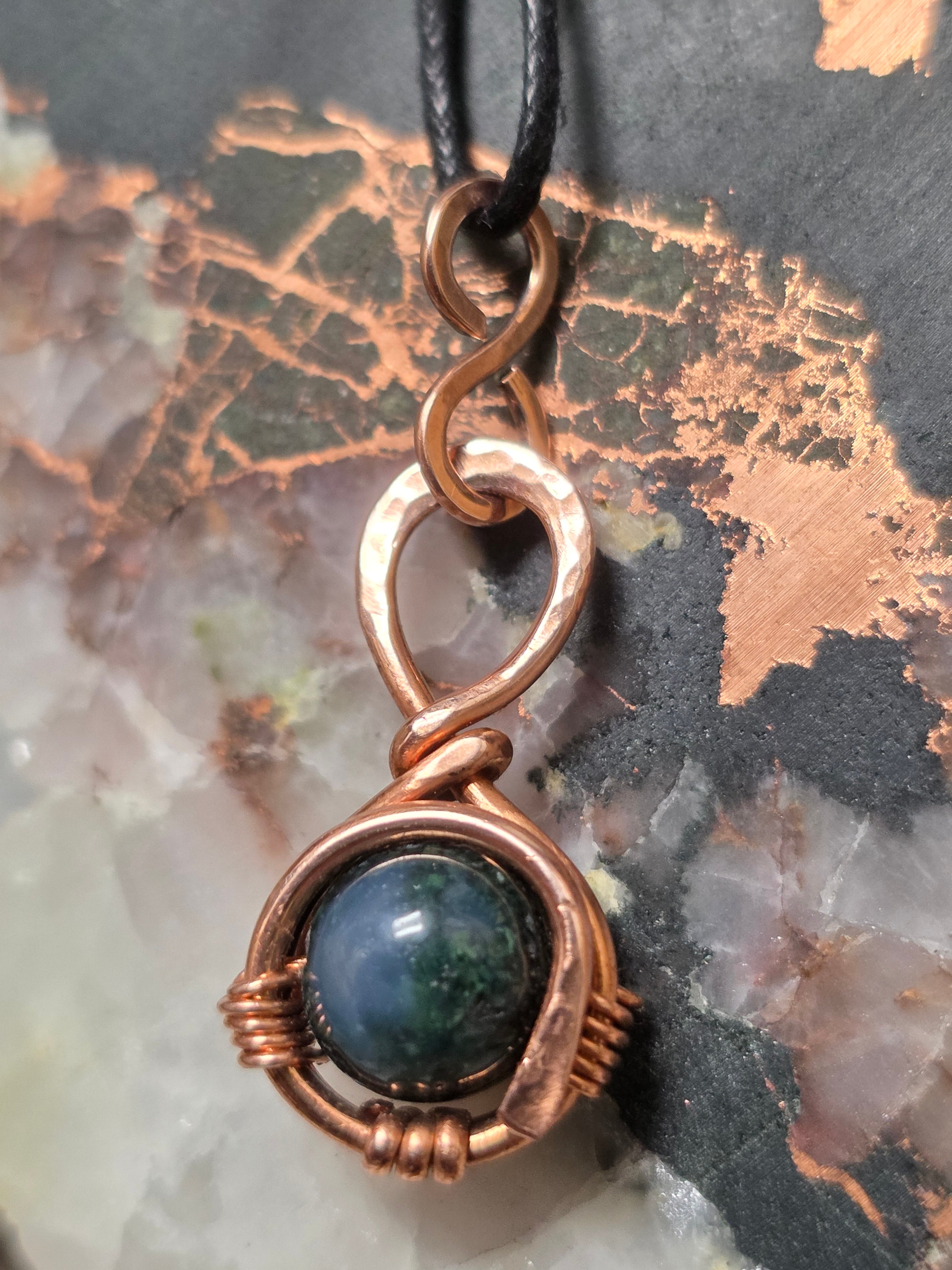 "Orbit" Moss Agate