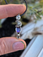 Amethyst CZ Sterling Sivler Pendant
