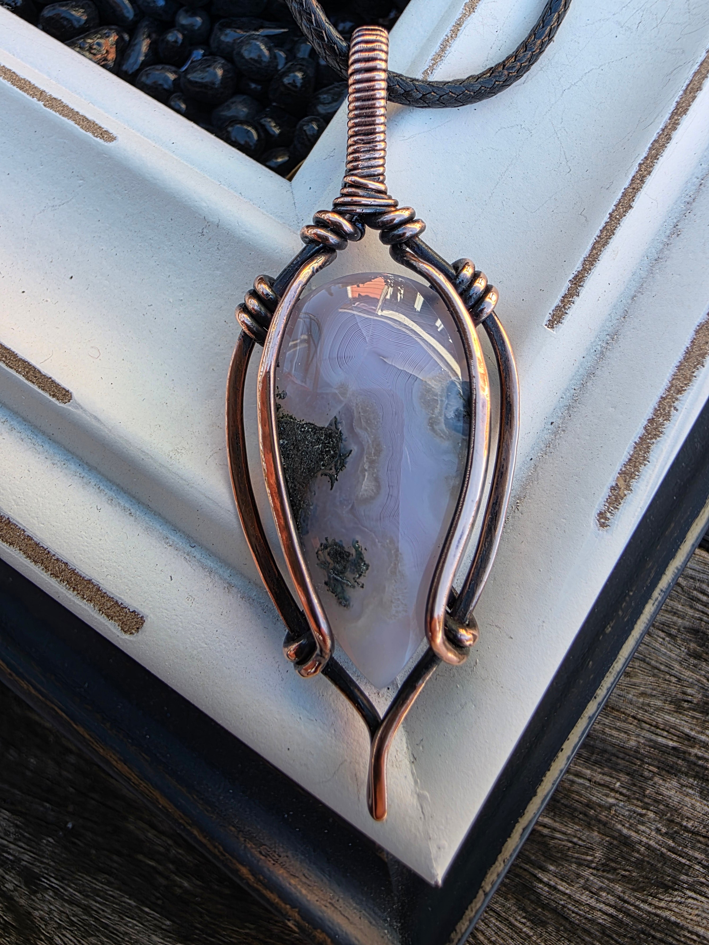 Marcasite Agate in Copper