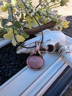 Rhodonite wrapped Copper