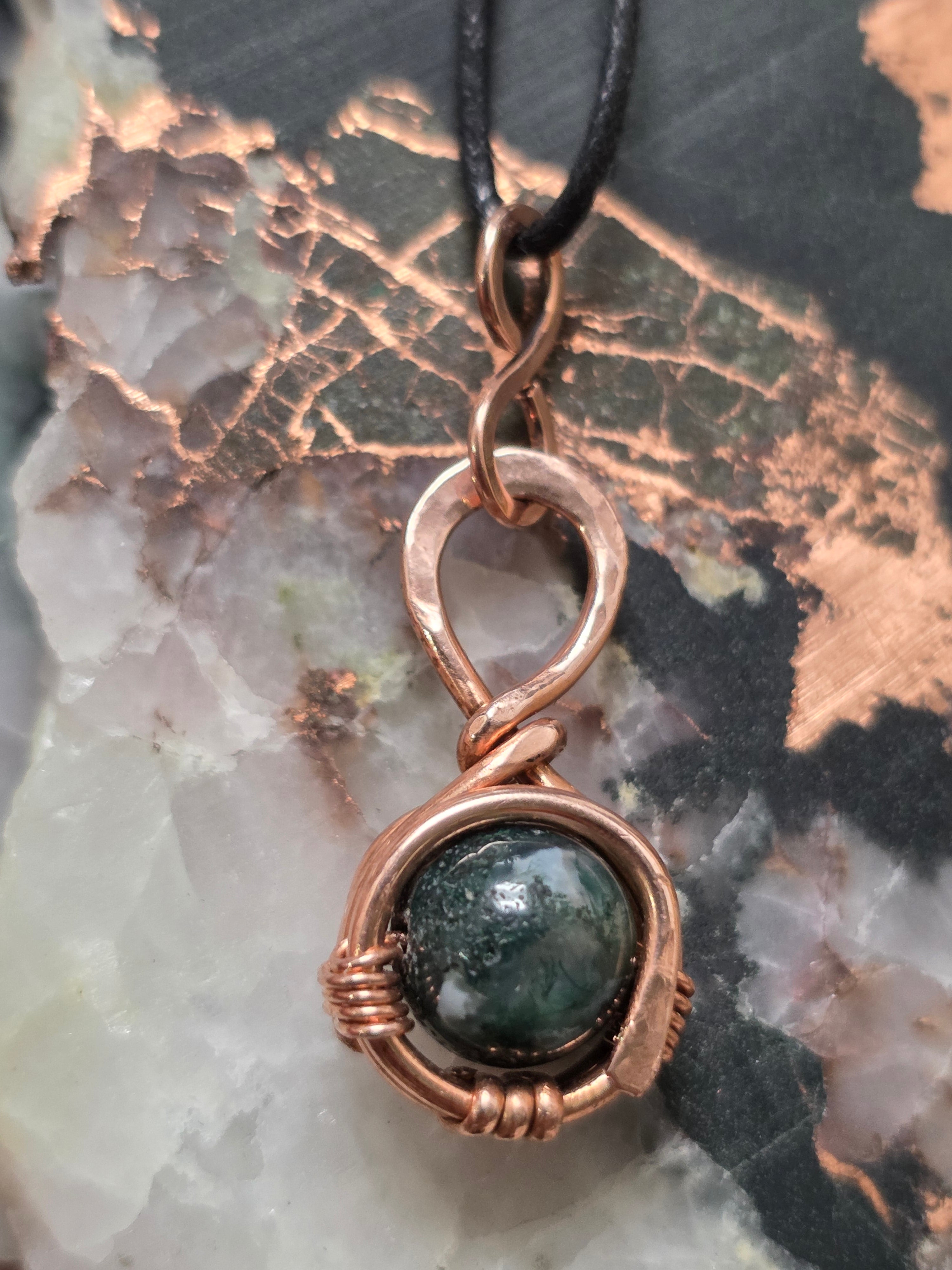 "Orbit" Moss Agate