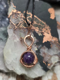 "Orbit" Amethyst Pendant