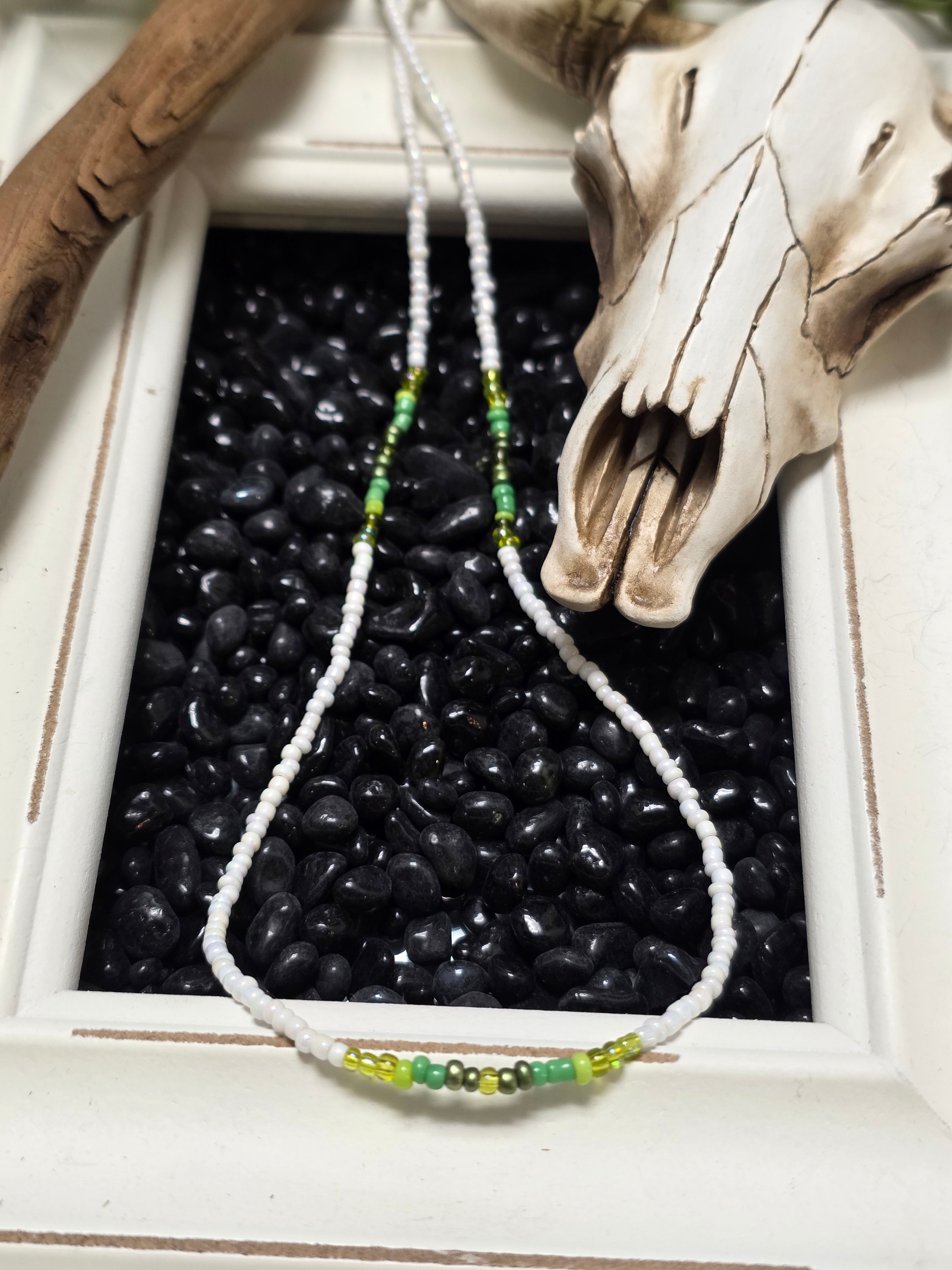 Versatile Seed Bead Necklace & Wrap Bracelet