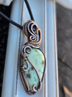 Lemon Chrysoprase in Copper