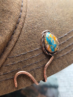 Turquoise Spiny Oyster Hat Clip