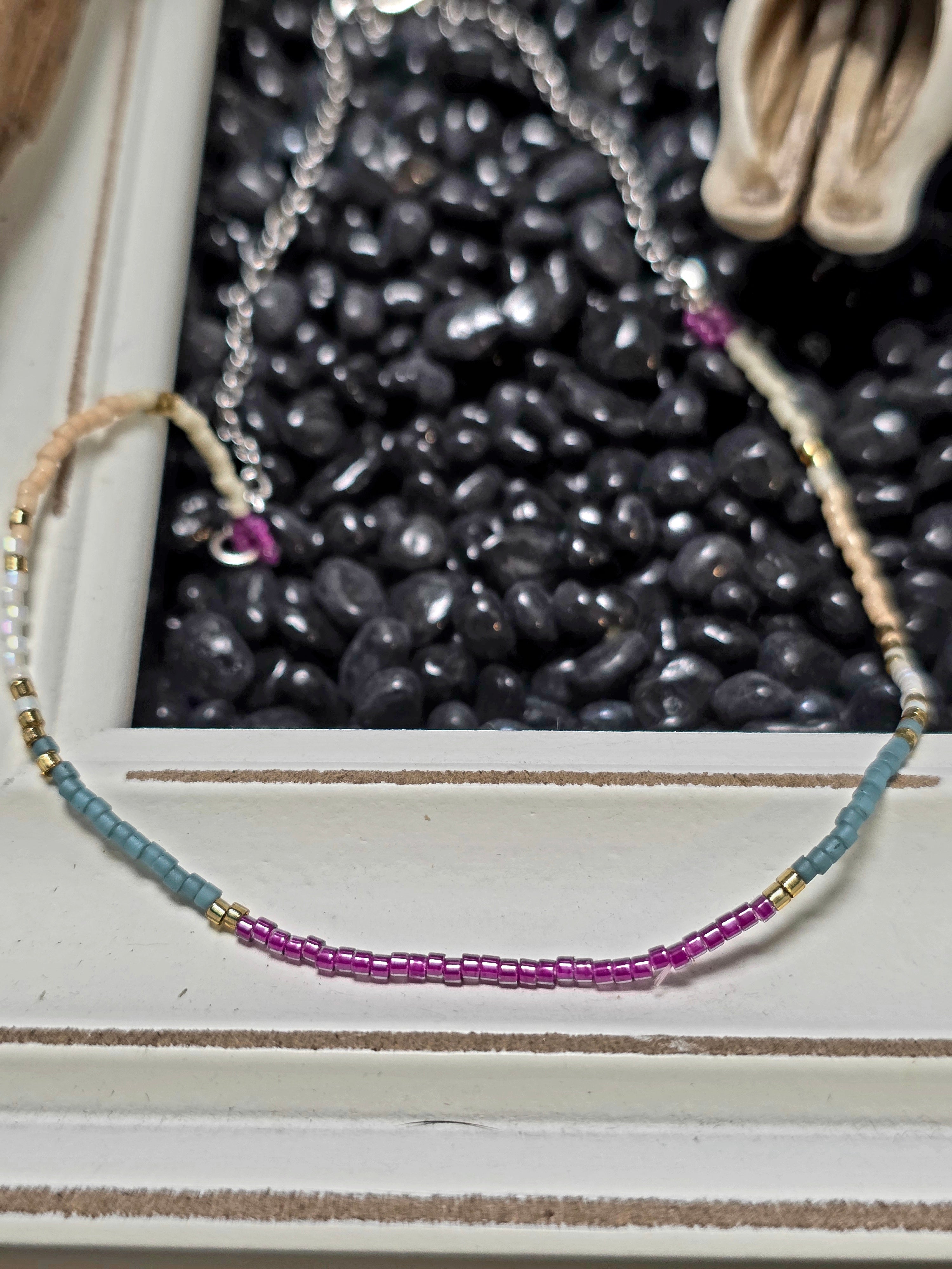 Boho Seed Bead Necklace - Everyday Minimalist