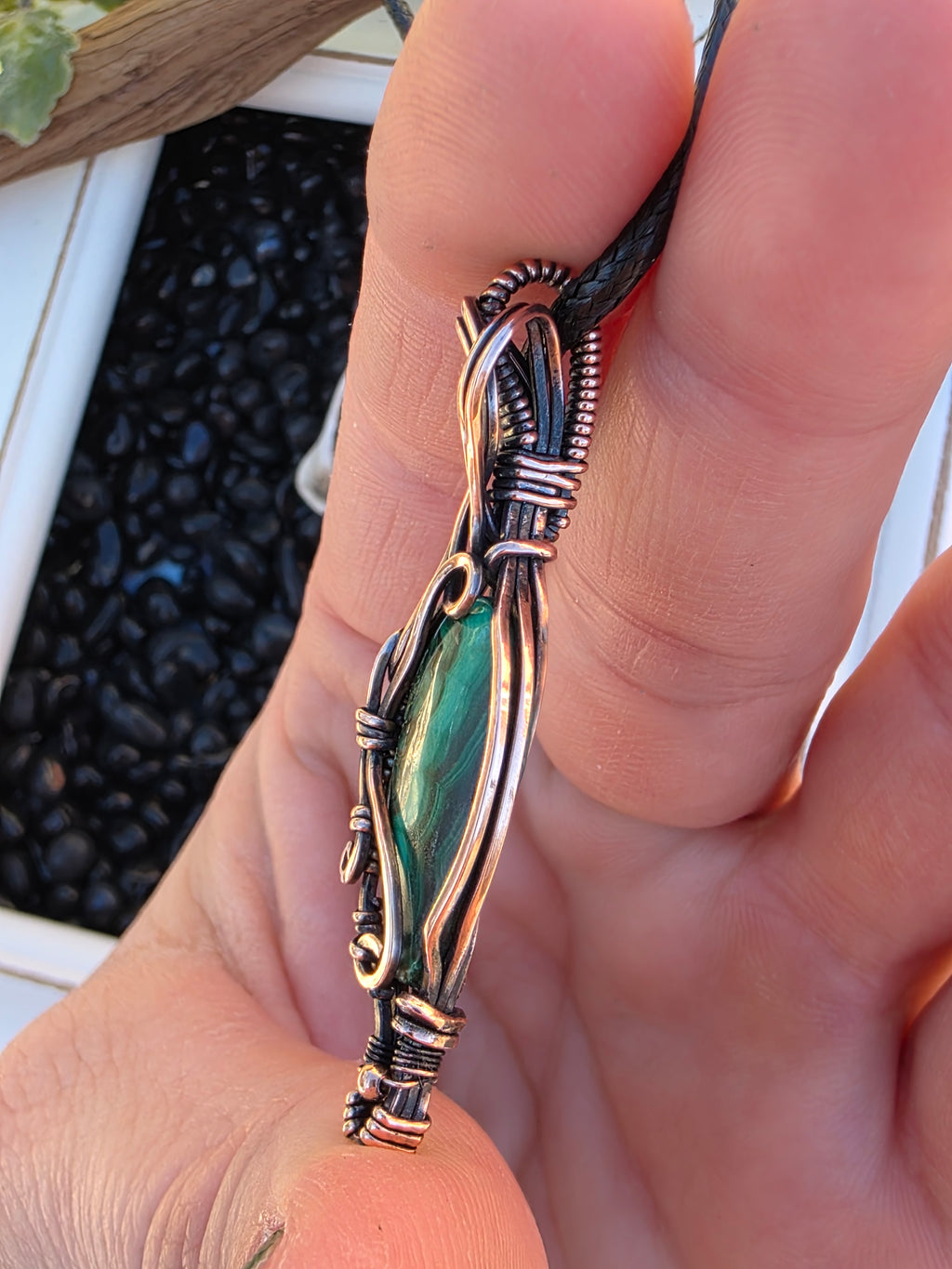 Malachite in Copper