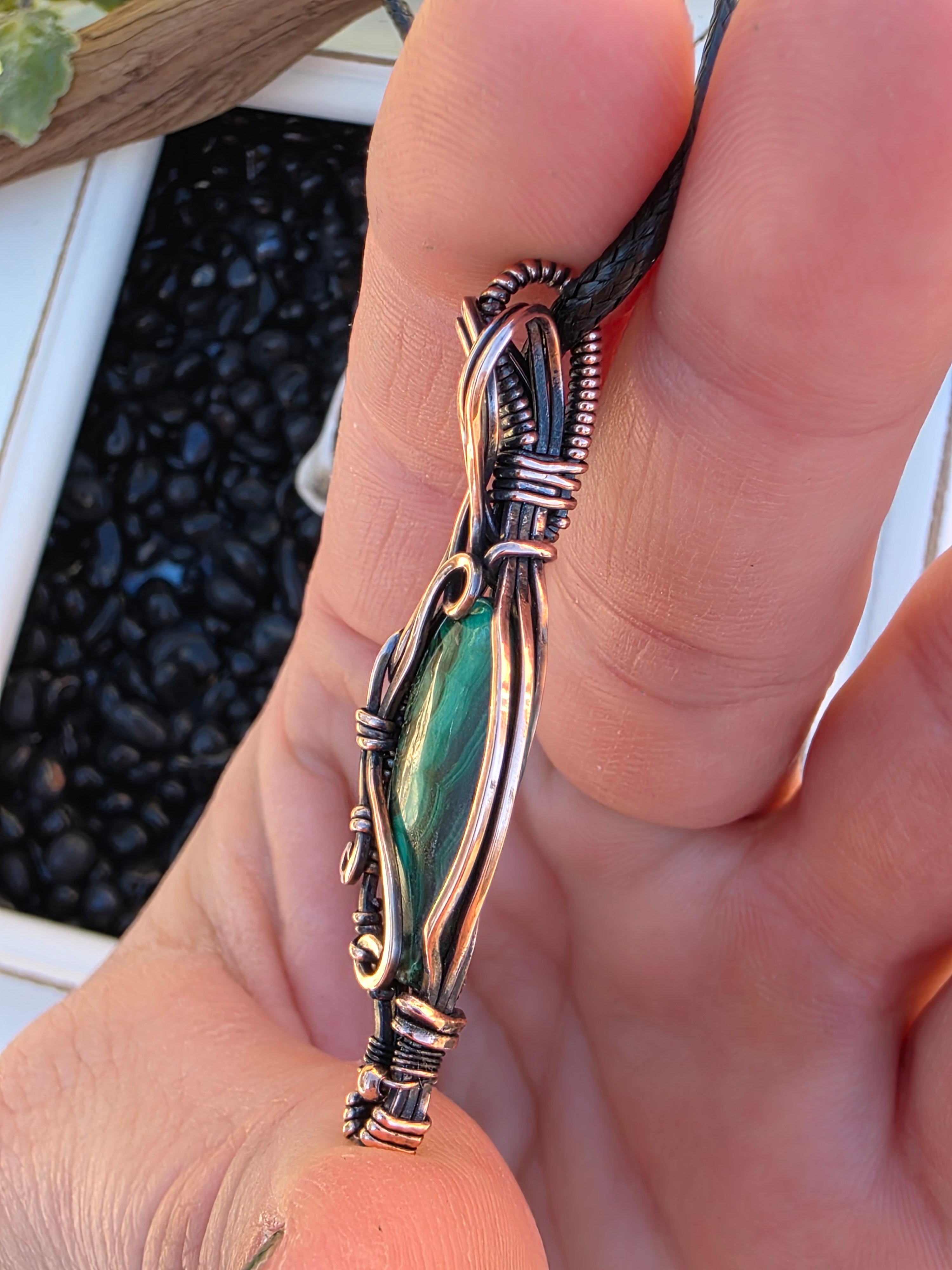 Malachite in Copper