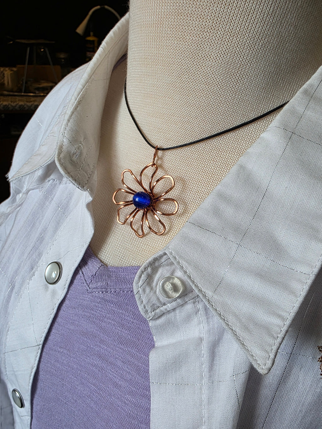 Copper flower